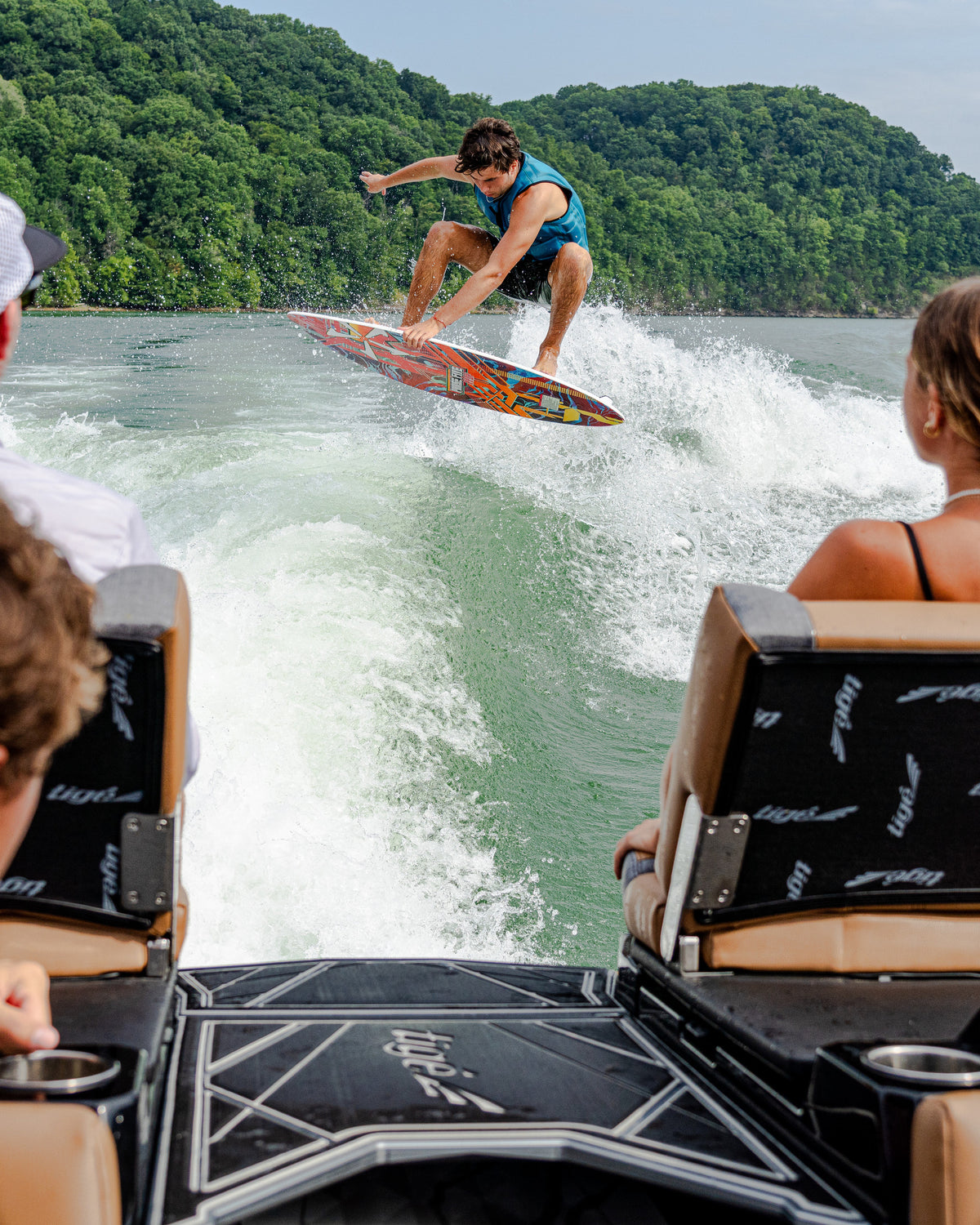 2027 Phase Five Prop CL wakesurf board action photo