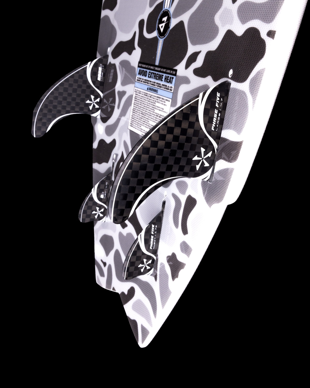 2027 Phase Five Sensei — fin configuration detail