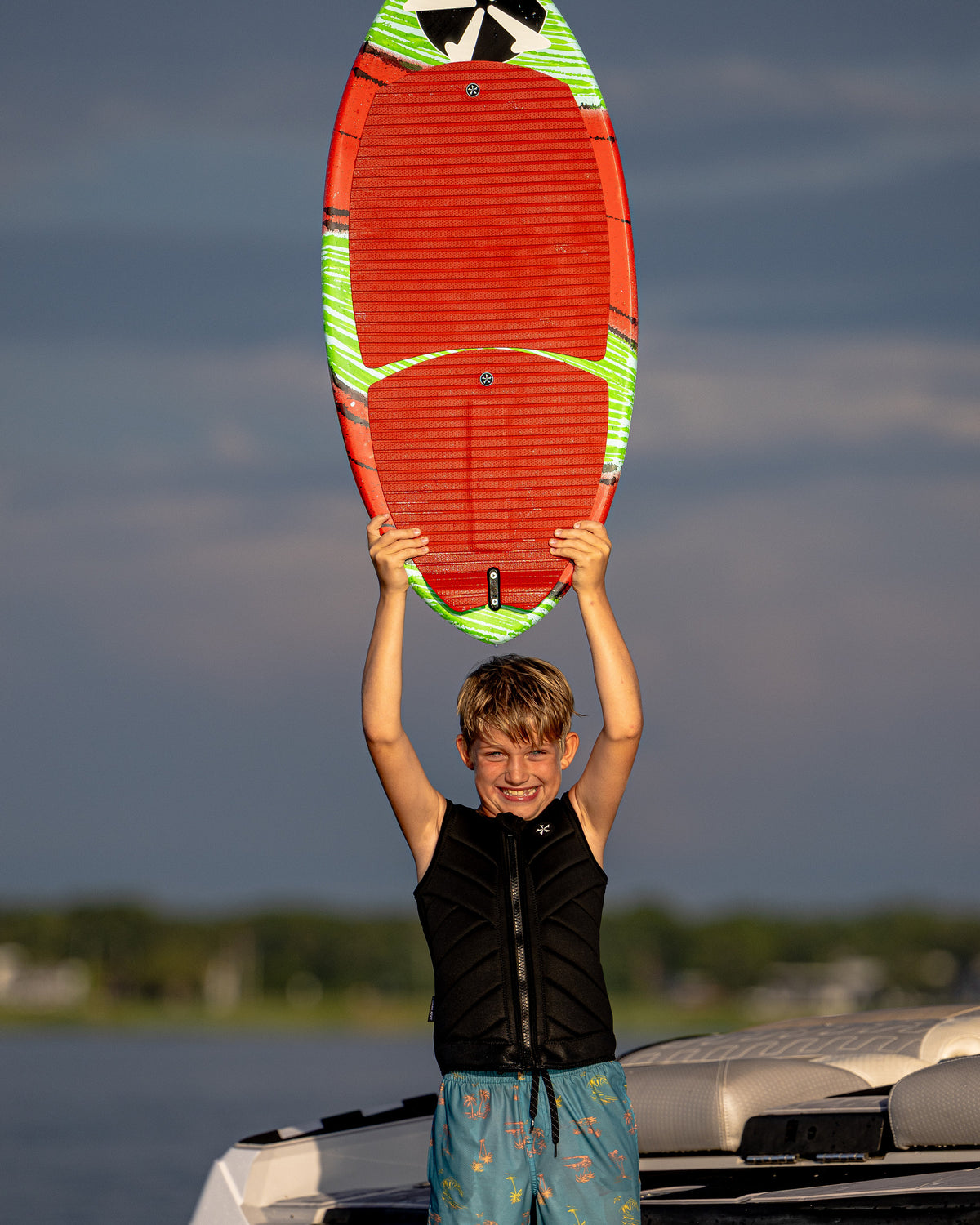 2027 Phase Five Shrimp wakesurf board lifestyle photo