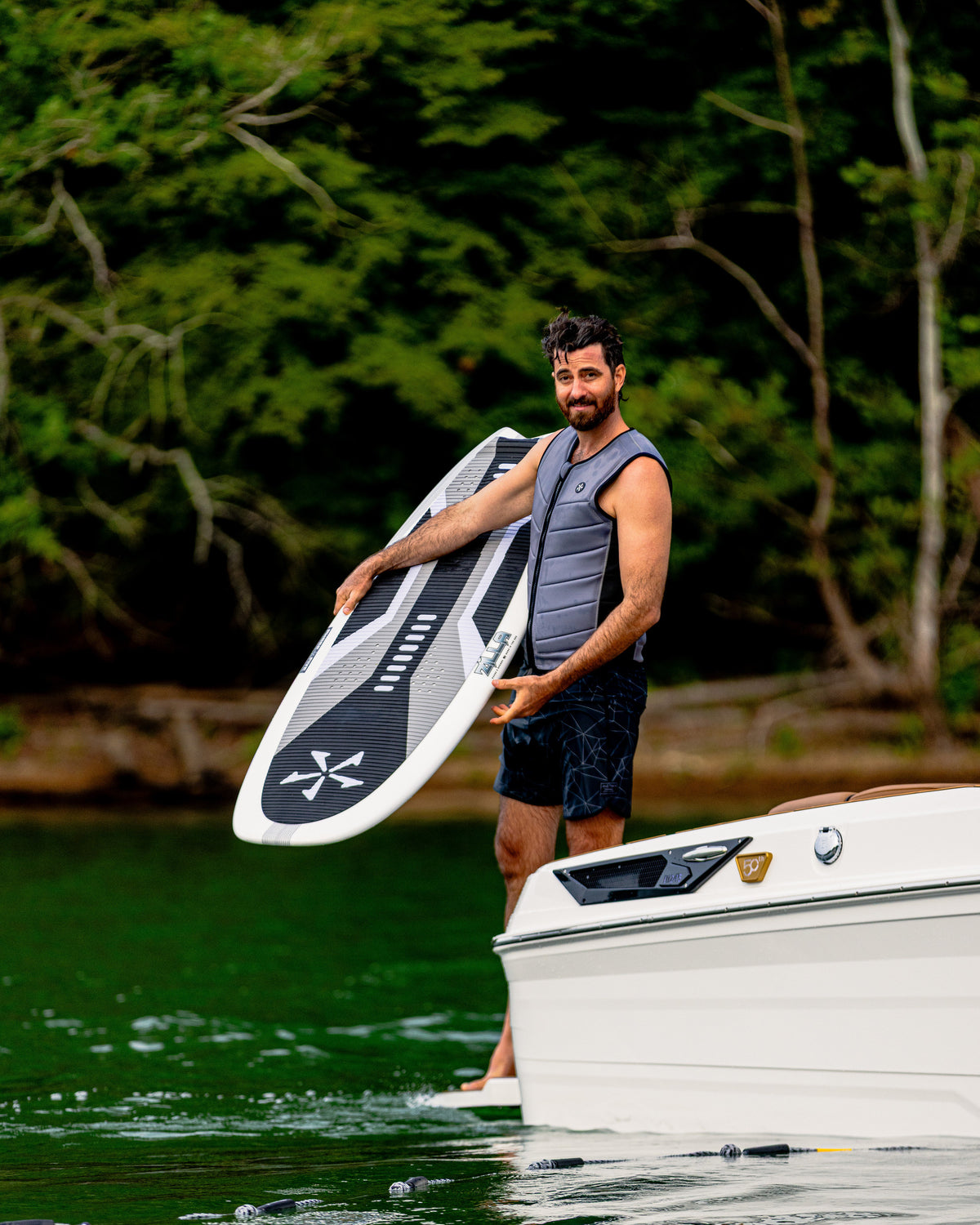 2027 Phase Five Zilla V2 wakesurf board lifestyle photo