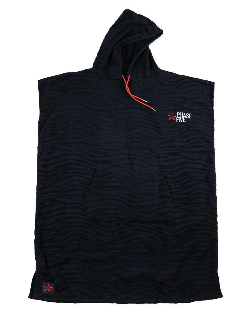 Phase Five Zebra Hooded Towel - Phase 5 Wakesurf Boards