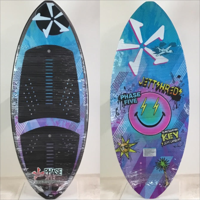 Phase Five Jett Shreds Key One Off + Custom Wake Skimboard 52”