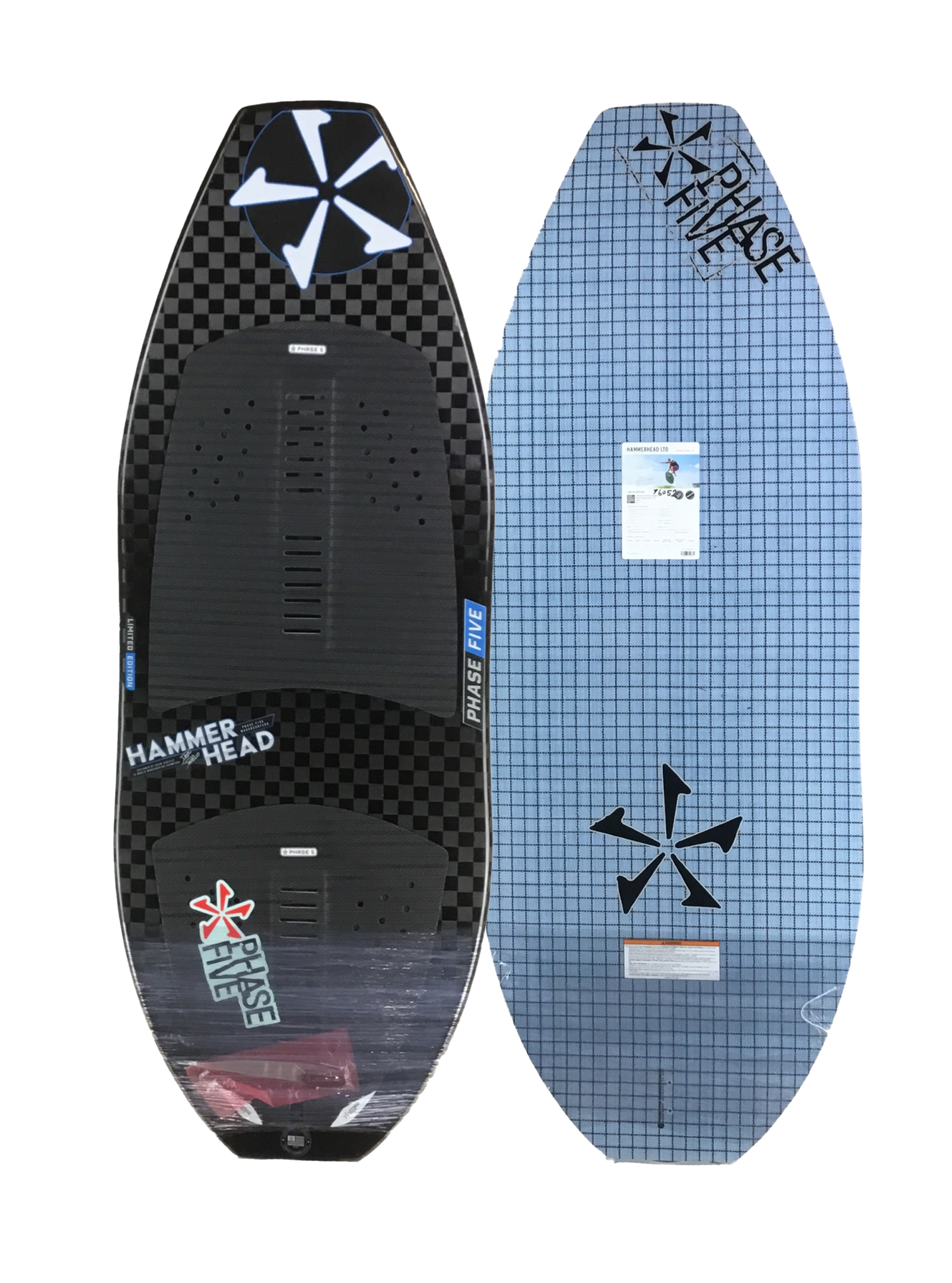 Phase Five Hammerhead One Off + Custom Wake Skimboard 55