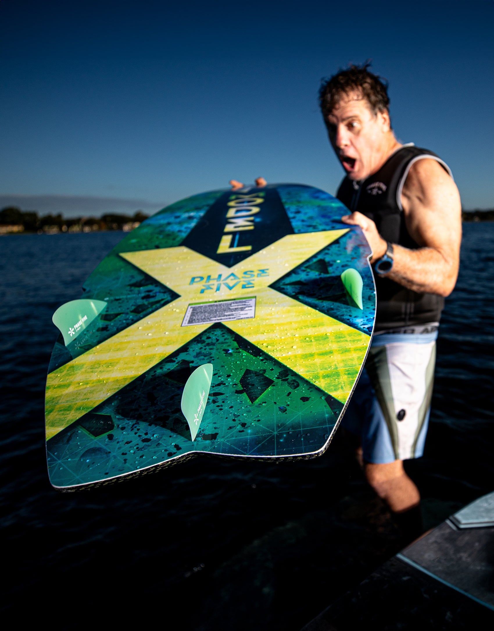 Model x store surfboard