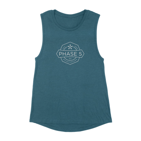 Phase Five Ladies Banner Muscle Tank