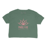 Phase Five Lotus Relaxed Crop Tee