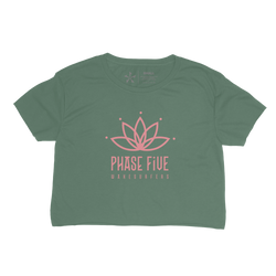 Phase Five Lotus Relaxed Crop Tee