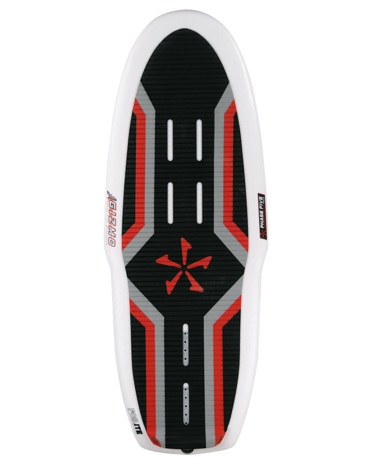 Reverse side of Gizmo wakesurf board