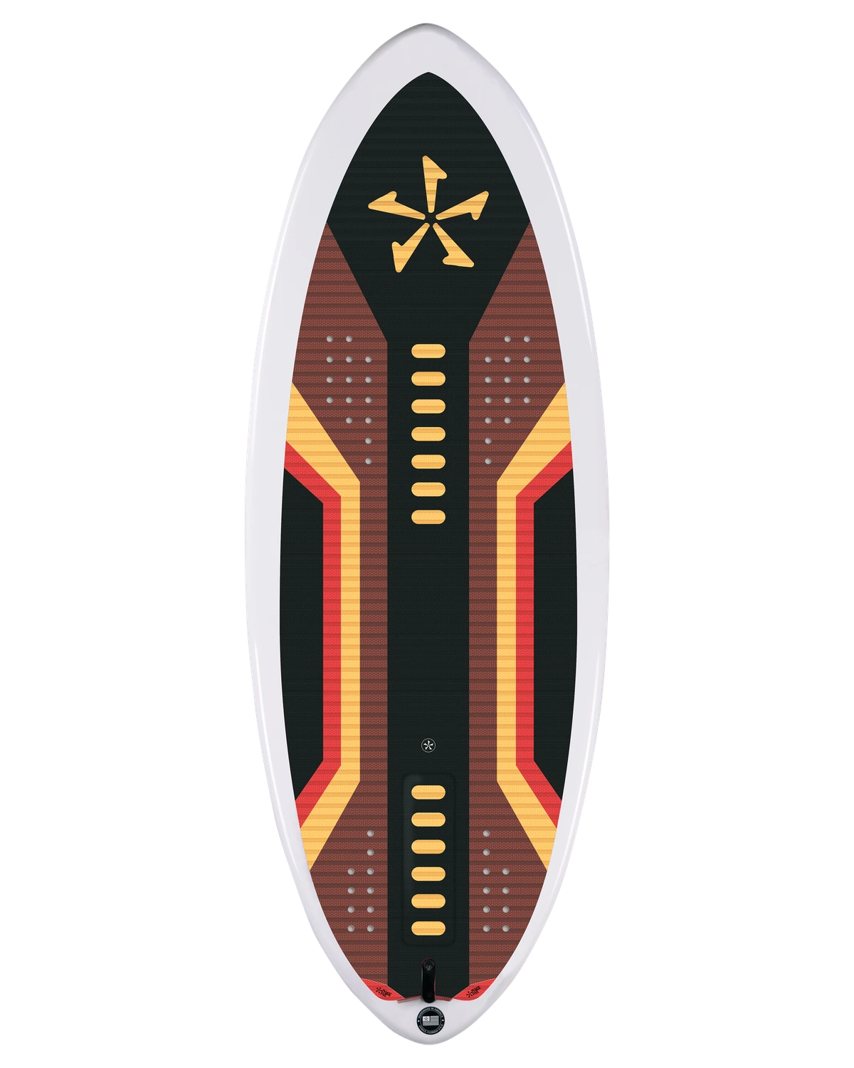 Reverse side of Oogle CL wakesurf board
