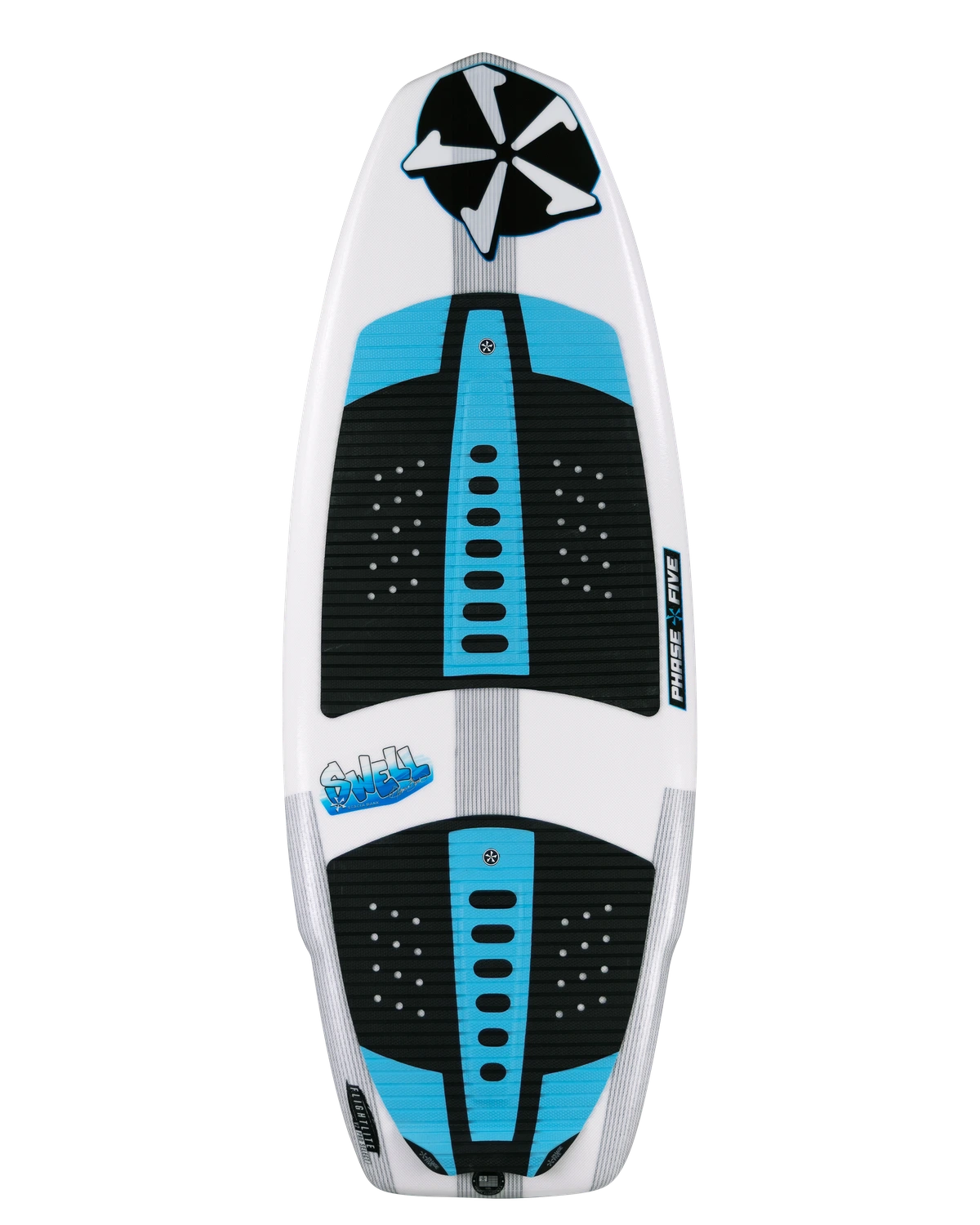 Reverse side of Swell wakesurf board