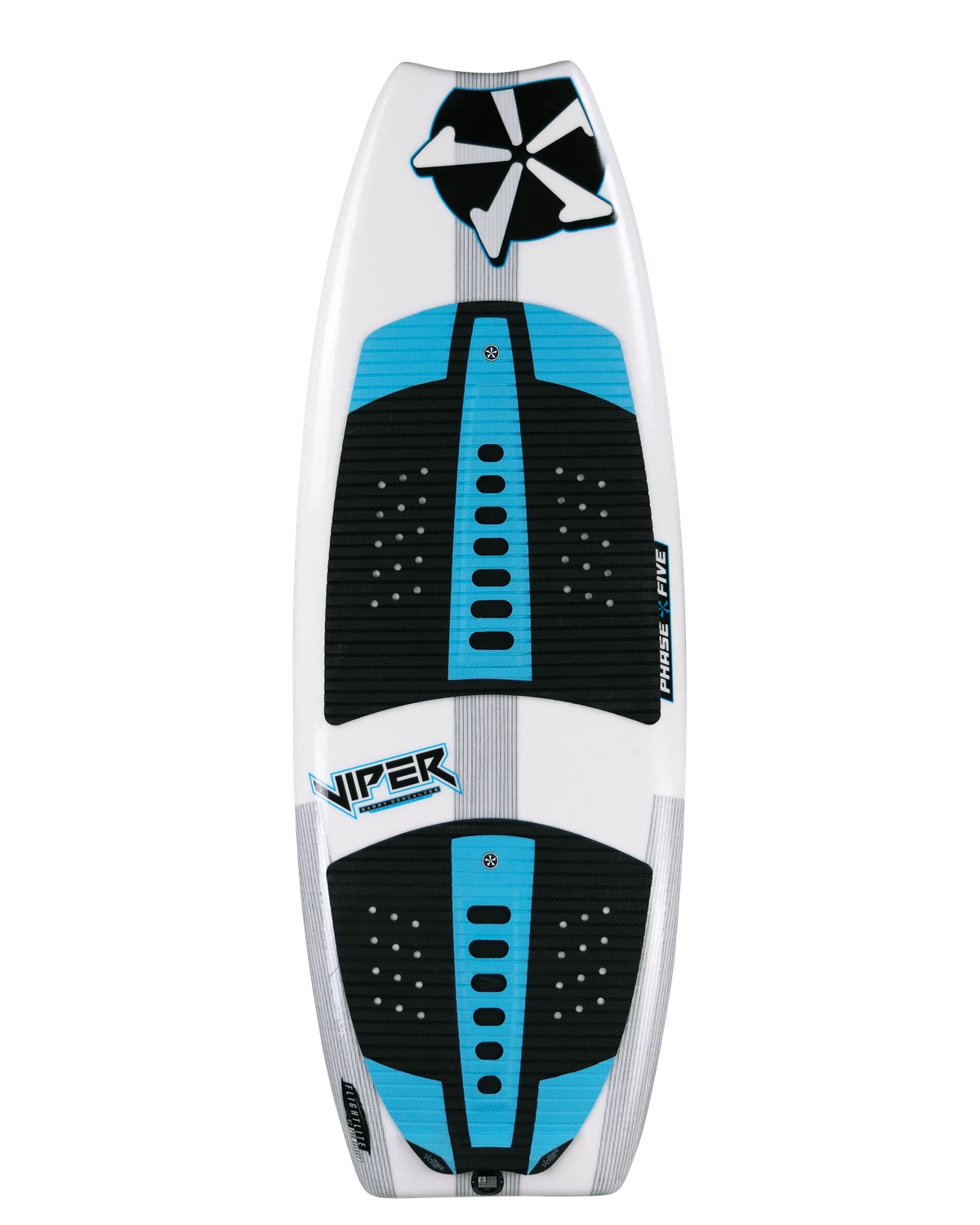 Reverse side of Viper wakesurf board