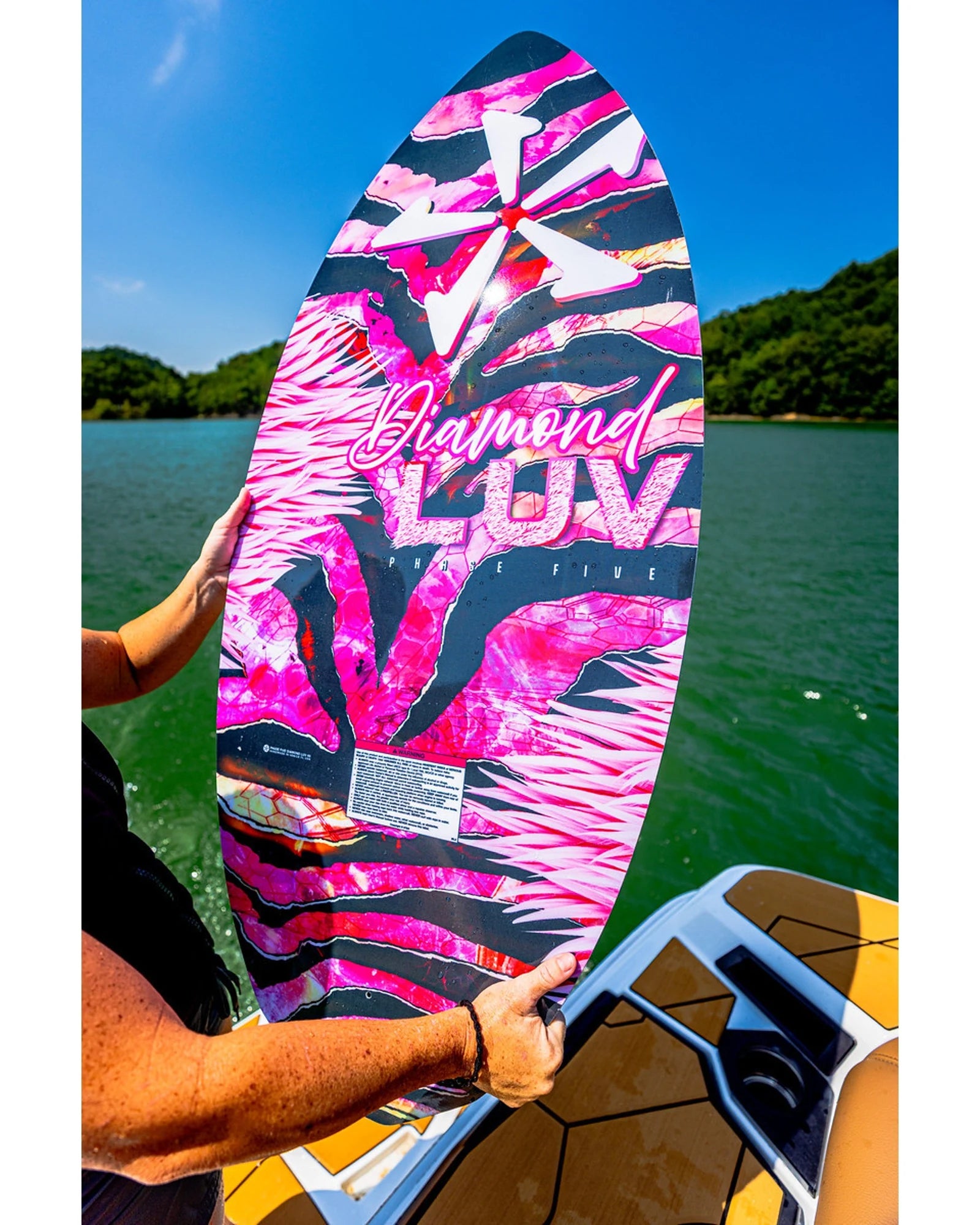 2027 Phase Five Diamond Luv wakesurf board lifestyle photo