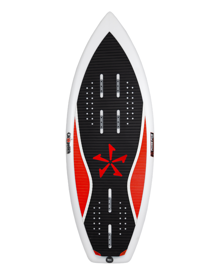 Reverse side of Chopstick wakesurf board