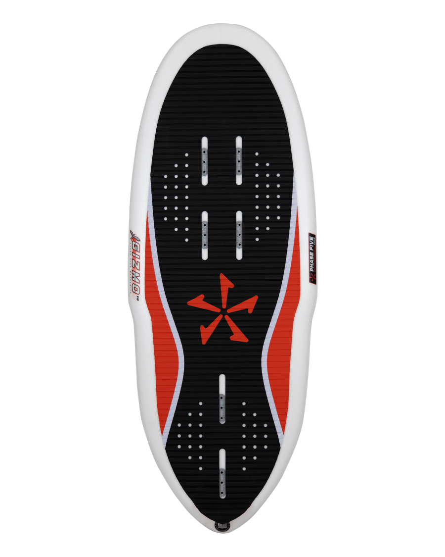 Reverse side of Gizmo V2 wakesurf board