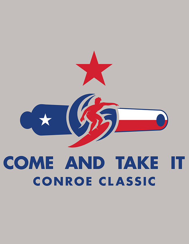 "Come & Take It" Conroe Classic event logo
