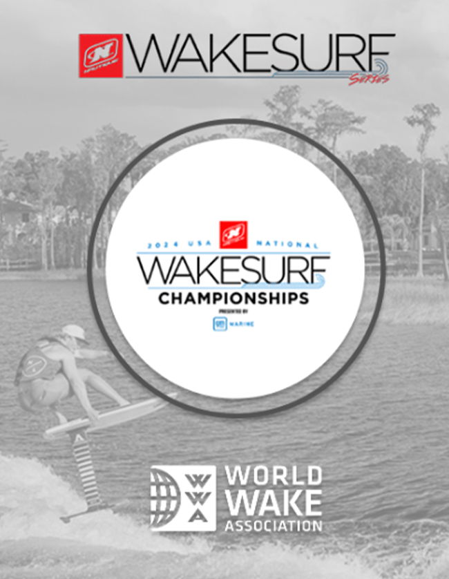 Nautique USA National Wakesurf Championships event logo