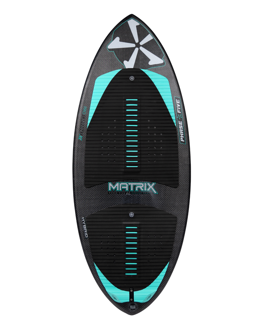 Reverse side of Matrix Pro wakesurf board