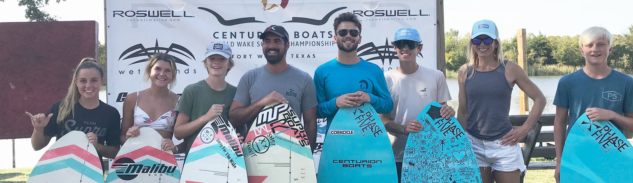 Phase Five team riders at Worlds