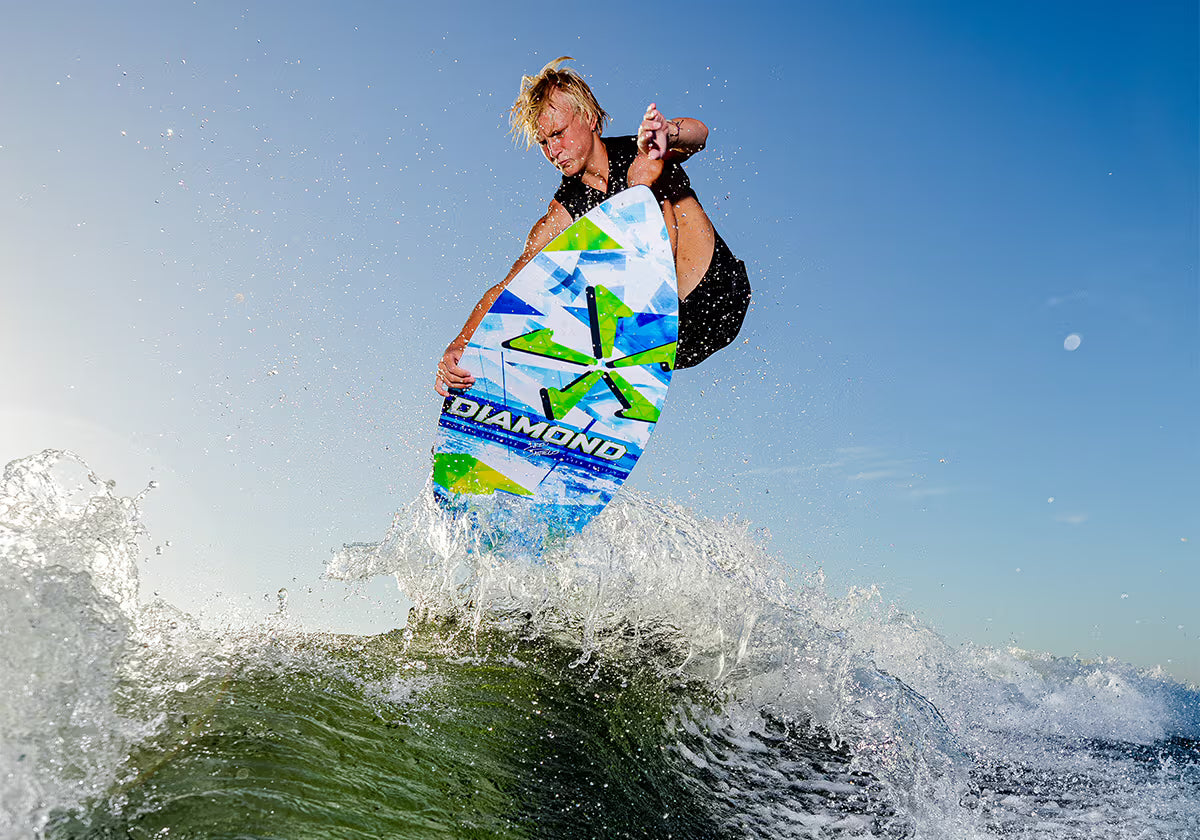 Whit Shropshire wakesurfing