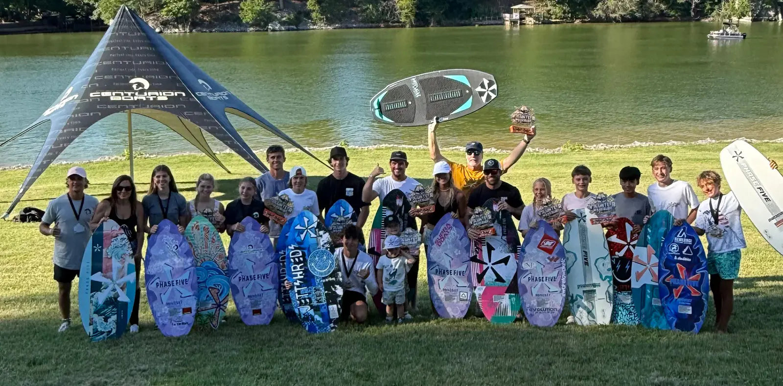 Phase 5 riders at the 2026 Volunteer Wakesurf Classic
